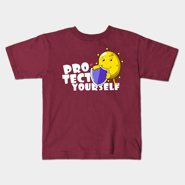 Protect Yourself Kids T-Shirt by contr4